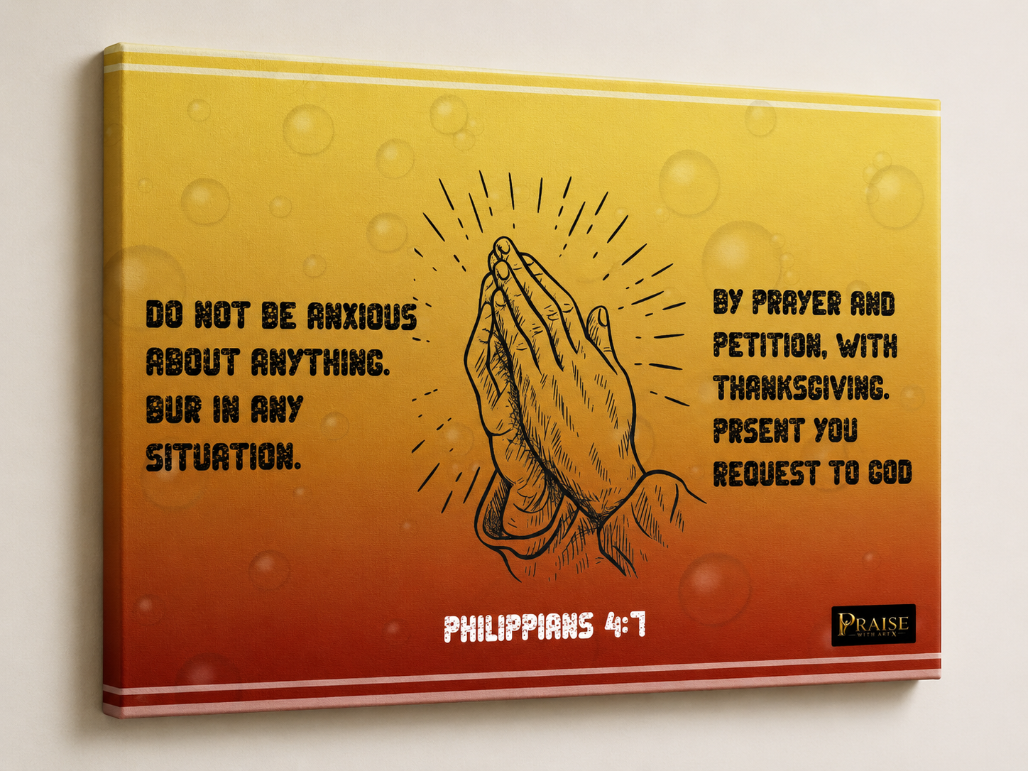 Strength in Prayer: Canvas