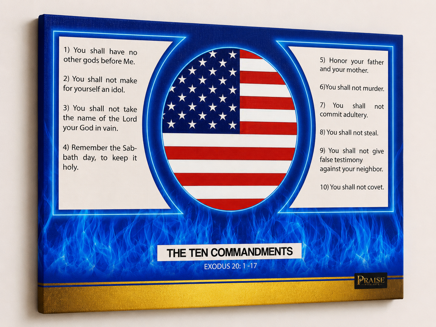 Patriotic Faith Canvas